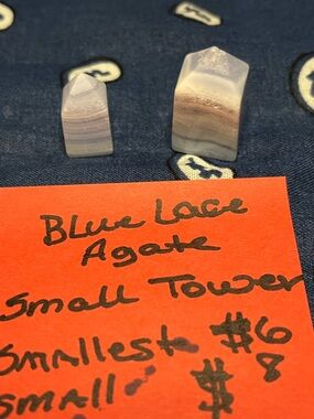 Blue Lace Agate Polished Tower - Small